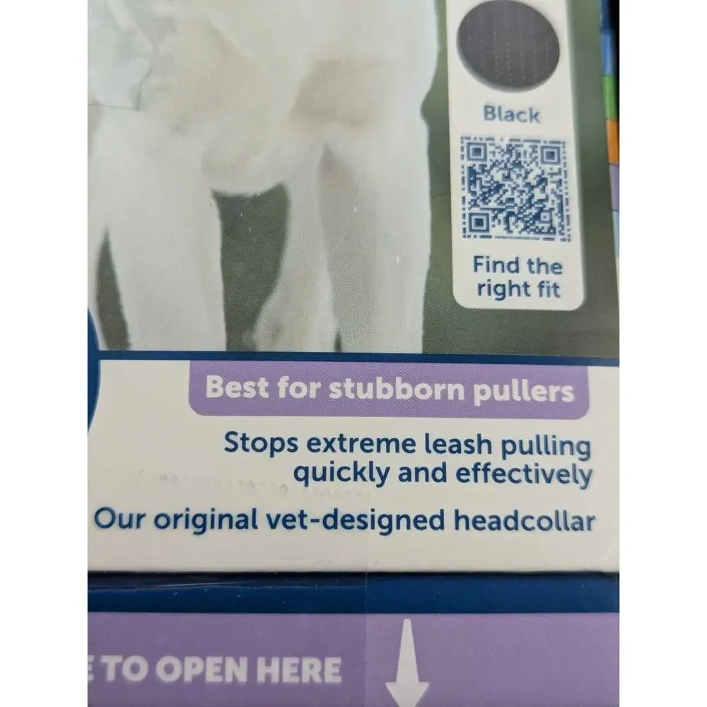 PetSafe Gentle Leader Headcollar Size Large 60-130 Lbs. Black Quick Release